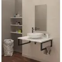 Столешница в ванную Leman 6.ST900.MRB.11.6 90x50см МДФ цвет белый
