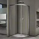 Душевой уголок Veconi RV07-90PL-01-19C3 прямоугольник 90x90см хромированный профиль эффект стекла прозрачный