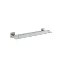 Полка для ванной комнаты Frap F30307 259374 сталь, стекло 6.6x50 см