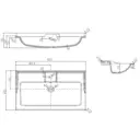 Раковина Aquaton Фабиа 80 белая 1A708031FB010