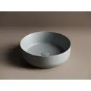 Накладная раковина CERAMICANOVA Element CN6022MH 39x39 антрацит матовый круглая
