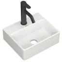 Раковина накладная Bauedge BAU Cerama Mini 33x28 BH1254 со смесителем