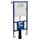 Комплект инсталляция с унитазом Bauedge 4501-7312-BK0001-HQ2 цвет белый
