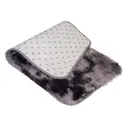 Коврик для ванной комнаты Homium homemat01 80x50см цвет серый, серебристый