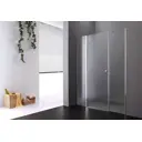 Душевая дверь Cezares ELENA-W-B-13-40+60/60-P-Cr-R 160см эффект стекла матовый распашной