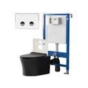 Комплект инсталляция с унитазом Point Pn48 PN48191WC цвет черный