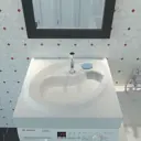 Раковина над стиральной машиной Ameli 60x55см