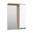 Зеркальный шкаф для ванной Misty Крафт П-Кра-02050-011П 50x75см белый;бежевый
