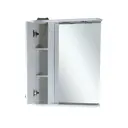 Зеркальный шкаф для ванной Misty Лувр П-Лвр03060-012Л 60x80см белый;бежевый;серый