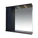 Зеркальный шкаф для ванной Misty Элвис П-Элв-01085-052Л 83x74см темно-коричневый