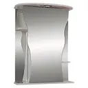 Зеркальный шкаф для ванной Misty Каприз Э-Кпр02055-01СвЛ 55x72см белый