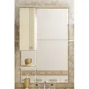 Зеркальный шкаф для ванной Misty Olimpia Lux Л-Олл04075-033СвЛ 76.50x115см бежевый