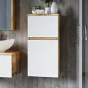 Шкаф для ванной Misty Ива П-Ива05040-01 40см цвет белый;бежевый