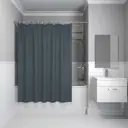 Шторка для ванной комнаты IDDIS BS01P18i11 200x180см цвет серый, серебристый