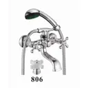 Смеситель для ванны D-lin D130806 двухвентильный цвет хром