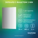 Зеркало для ванной BAUFORM SP 9767 70x100см