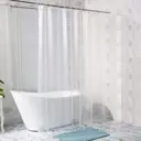 Шторка для ванной комнаты RIDBERG HOME Ракушка 1211336 180x200см цвет прозрачный