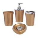 Набор аксессуаров для ванной комнаты Vanstore Wiki bronze 360-08 цвет коричневый