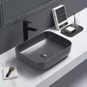 Раковина накладная Comforty 00-00007640 50см цвет графит
