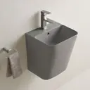 Раковина накладная Comforty 00-00012241 38см цвет светло-серый
