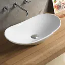 Раковина накладная Comforty 00004137215 72.50см цвет белый