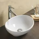 Раковина накладная Comforty 00004148153 41см цвет белый