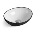 Раковина накладная Comforty 00004148154 41см цвет черный
