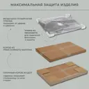 Столешница в ванную Итана 4657810330535 90.6x45.1см Керамика цвет бежевый