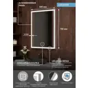 Зеркало для ванной комнаты Континент Life Led 4630040425370 50x70см прямоугольное