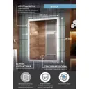 Зеркало для ванной комнаты Континент Sevilla Led 4630040425486 50x70см прямоугольное