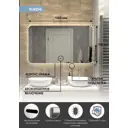 Зеркало для ванной комнаты Континент Burzhe Led 4660124906655 120x70см прямоугольное