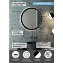 Зеркало для ванной комнаты Континент Planet Black Led 4660124910942 60x60см круглое
