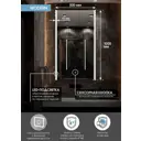 Зеркало для ванной комнаты Континент Modern Led 4660124910874 50x100см прямоугольное