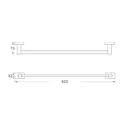 Полотенцедержатель Shevanik SG5617C белый