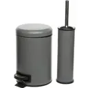 Набор аксессуаров для ванной комнаты Navako Pavo 2Set 3L Grey