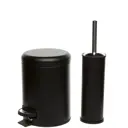 Набор аксессуаров для ванной комнаты Navako Pavo 2Set 3L Black
