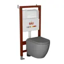 Комплект инсталляция и унитаз BAUEDGE BAU PRO Q111300-BL0001-HQ2-DG-Q00010