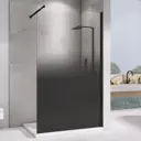 Душевая перегородка Abber AG69101BD 100x200см черный профиль