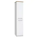 Шкаф для ванны напольный Misty Э-Рес05035-01ПрП 37x180см цвет белый/светлое дерево/дуб