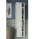 Шкаф для ванны напольный Misty П-Ми05040-011 40x165см цвет белый