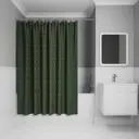 Шторка для ванной комнаты IDDIS BG06P24i11 200x240см цвет зеленый