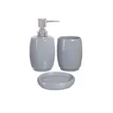 Набор аксессуаров для ванной комнаты Vanstore mini Bolla grey 439-09