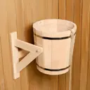 Обливное устройство из ольхи 1.5 л с пластиковой вставкой с переливом