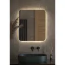 Зеркало для ванной Defesto Opti DF 2806S с подсветкой 60x70см
