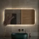 Зеркало для ванной Defesto Opti DF 2808SH с подсветкой 120x60см