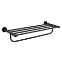 Полотенцедержатель настенный Zenfort L71724B 60x23x11см черный матовый