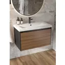 Тумба под раковину Cersanit Grande 64759 58.50см цвет коричневый