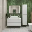 Тумба со столешницей и накладной раковиной подвесная BelBagno KRAFT 100 kraft100bo-kepbo-1338-set