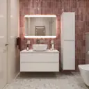 Тумба со столешницей и накладной раковиной подвесная BelBagno KRAFT 80 kraft80bo-kepbo-1077-set