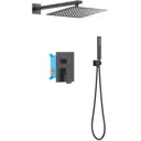 Встроенная душевая система Aquatek Либра AQ1672MB матовый черный